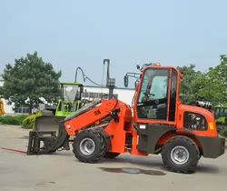 China billig 1 Tonne Rad Mini Teleskoplader langer Auslegerlader zum Verkauf
