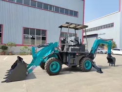 Hot verkaufen Erdbewegungsmaschinen Multifunktionale eine Maschine für zwei Zwecke Radbagger Lader Lieferant Preis - Görsel 4