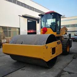 China Fabrikpreis Straßenbaumaschinen Einzeltrommel Vibrationsstraßenwalze - Görsel 2