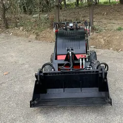 China CE zugelassene professionelle Radketten-Kompaktlader Mini-Kompaktlader zum Verkauf - Görsel 3