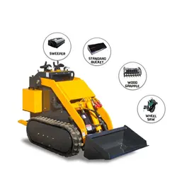 Verkaufen TH280 Mini-Laufmaschine Raupenlenkung Lader kleiner Kompaktlader TH280 Mini-Kompaktlader