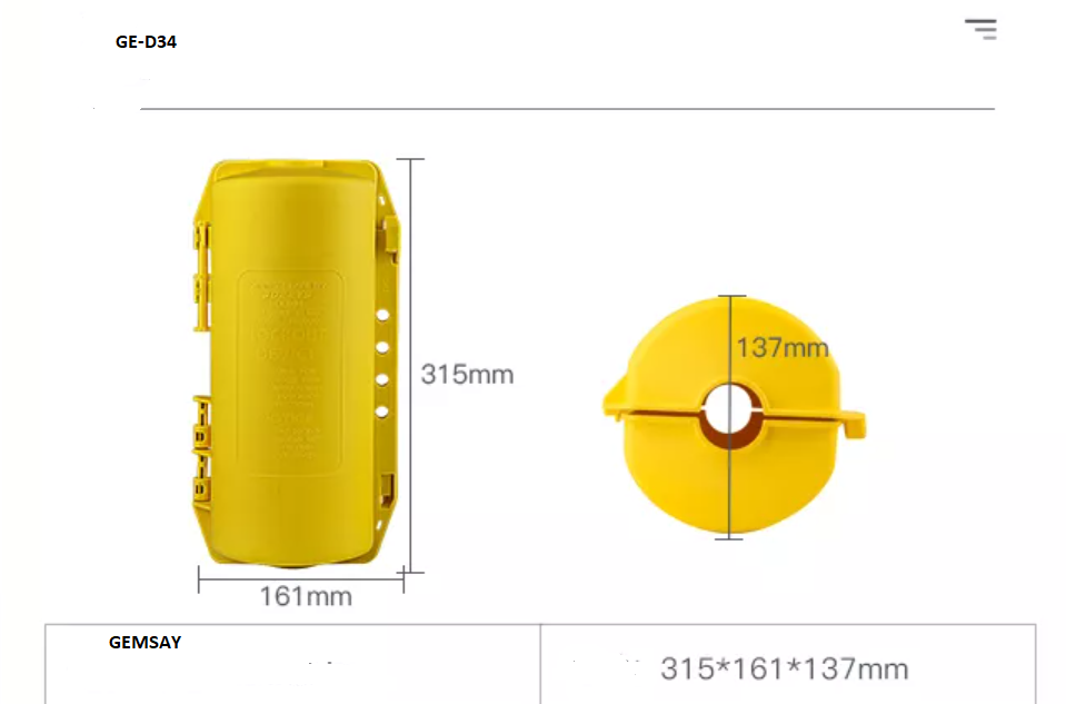 Hubbell Plugout Electrical Lockout Device für Industriestecker für die ...