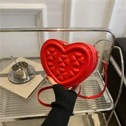 2023 Neuheiten Dropshipping Sommer Frühling Herzform SmallShoulder Damen Umhängetaschen Handtaschen Geldbörsen und Handtaschen - Görsel 2