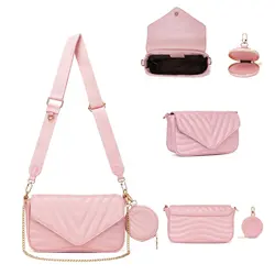 2022 heißer Verkauf Geldbörse Tasche Leder Handtaschen Umhängetasche Tote Dame Designer Handtaschen für Frauen Luxus Modedesigner Geldbörse - Görsel 2