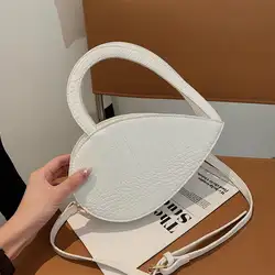 2023 Fashion Luxury Designer Brands Vegan Leather Hochwertige Crossbody Sling Heart Geldbörsen und Handtaschen Damen Umhängetaschen - Görsel 3