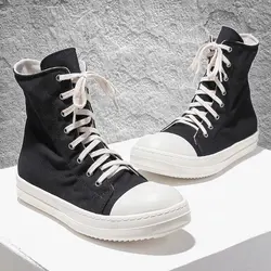 Dropshipping Paare Dicke Sohle Segeltuchschuhe Damen Vulkanisierte Schuhe Damen High Top Sneakers