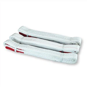 Weißes flaches Gurtband Sling